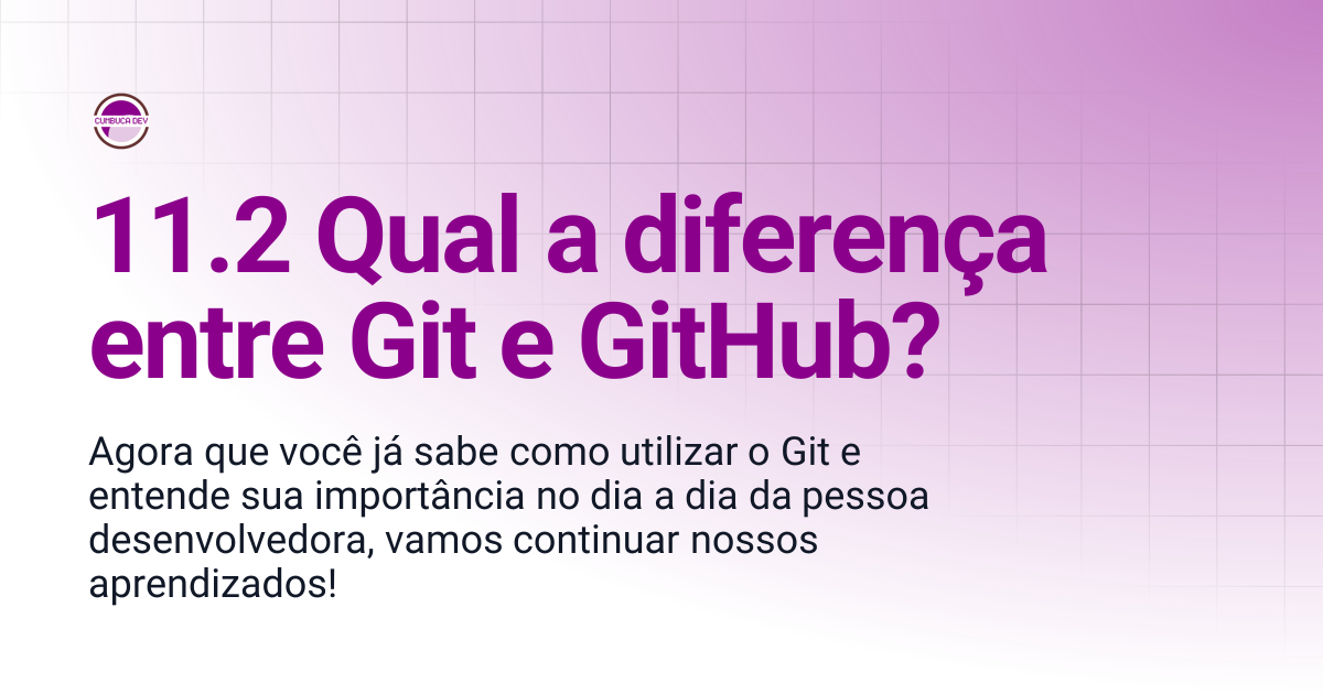11.2 Qual a diferença entre Git e GitHub? | Git e GitHub para Humanos